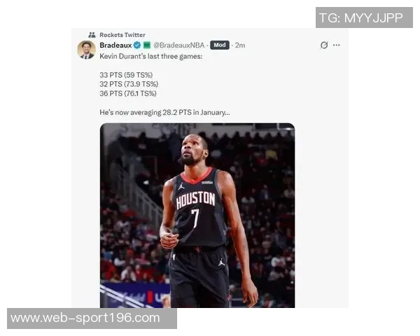 致敬老兵杜兰特近期表现出色场均38分钟贡献近30分助力球队奋勇向前